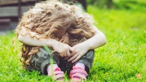 Child with Autism Having Meltdown