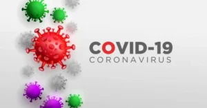 Covid coronavirus real 3d illustration concept describe about corona virus anatomy type