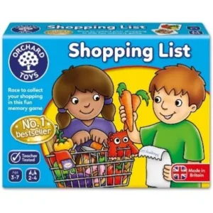 Orchard Toys Shopping List memory game box